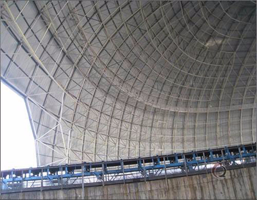 長沙電廠干煤棚網架